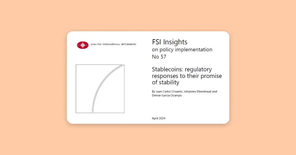 [번역] 스테이블 코인: 안정성에 대한 각국 및 관할권의 규제 대응